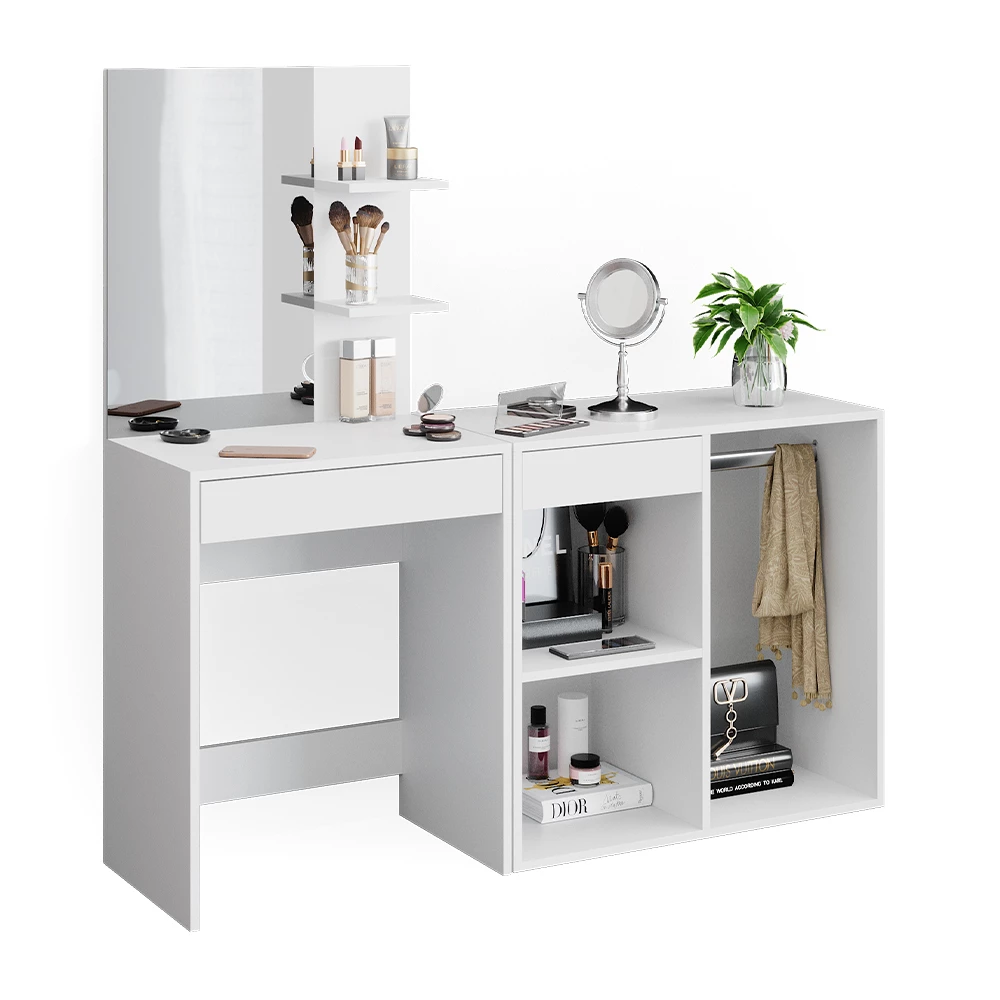 Vicco Vanity table White 60 cm with cabinet, Isabelle