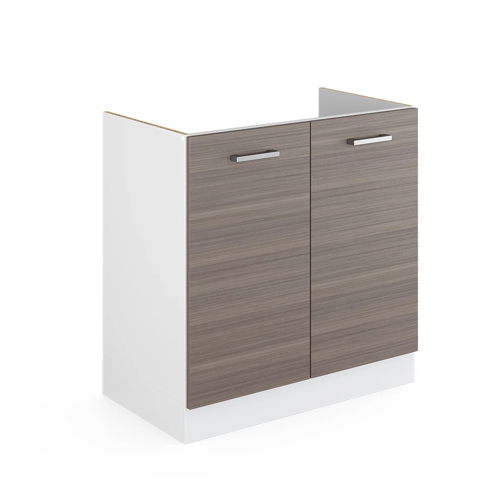 Vicco Sink base cabinet Grey 80 cm without worktop, R-Line