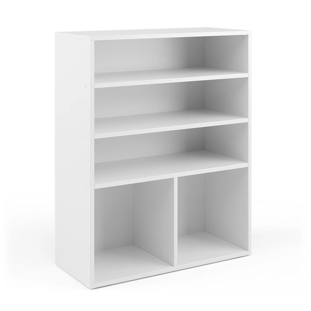 Vicco Bookshelf White 72 x 90.2 cm 2 compartments