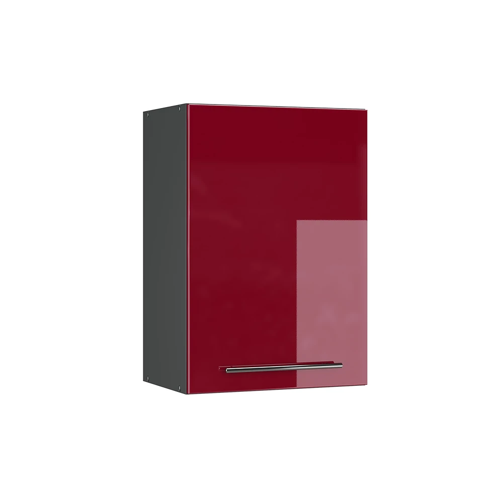 Vicco Wall cabinet Bordeaux High Gloss 50 cm, Fame-Line