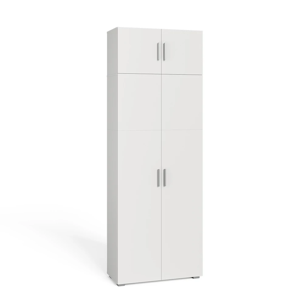 Vicco File shelf White 80 x 182.4 cm with cupboard extension, Ingo