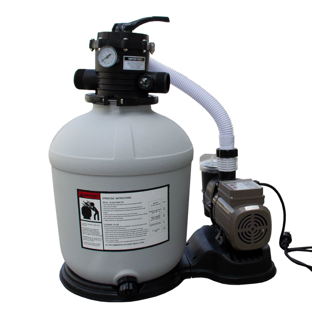 OK-Living Sand filter system Grey 13,200 liters/hour