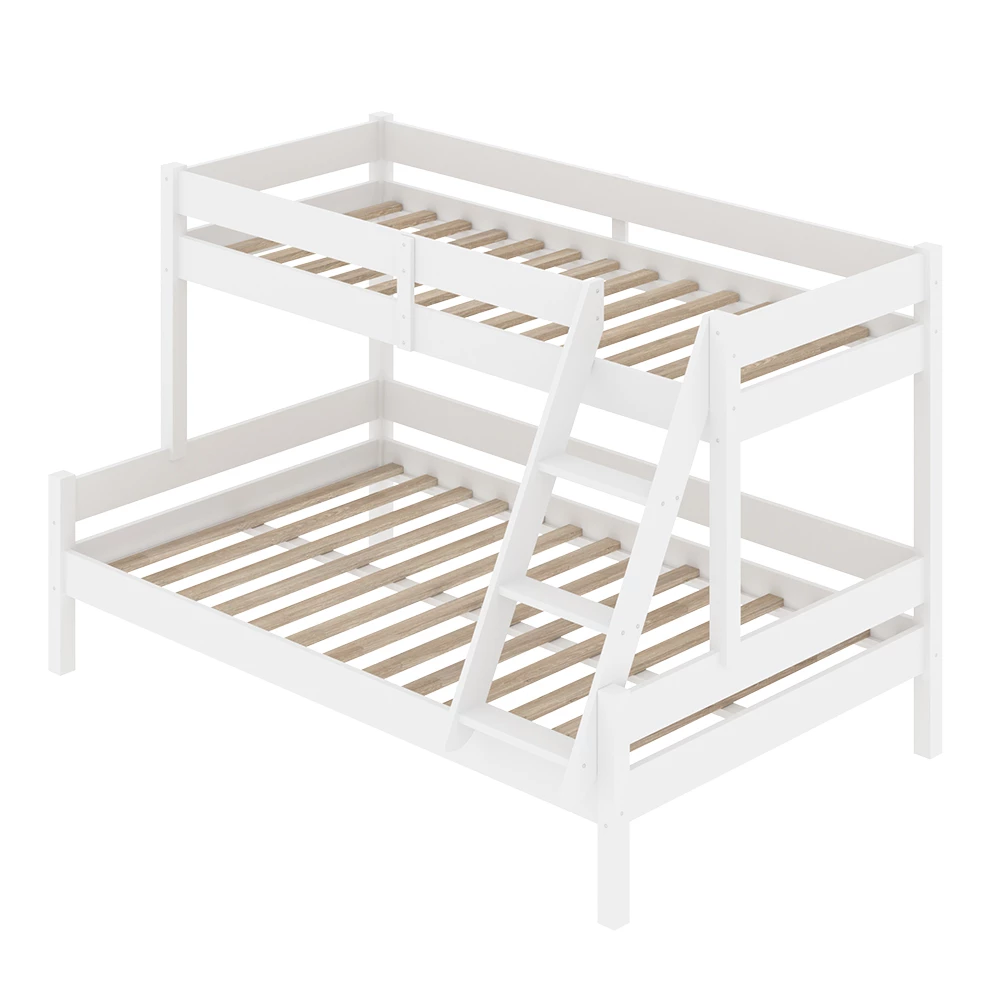 Vitalispa Bunk bed White 140×200 / 90×200 cm, Everest