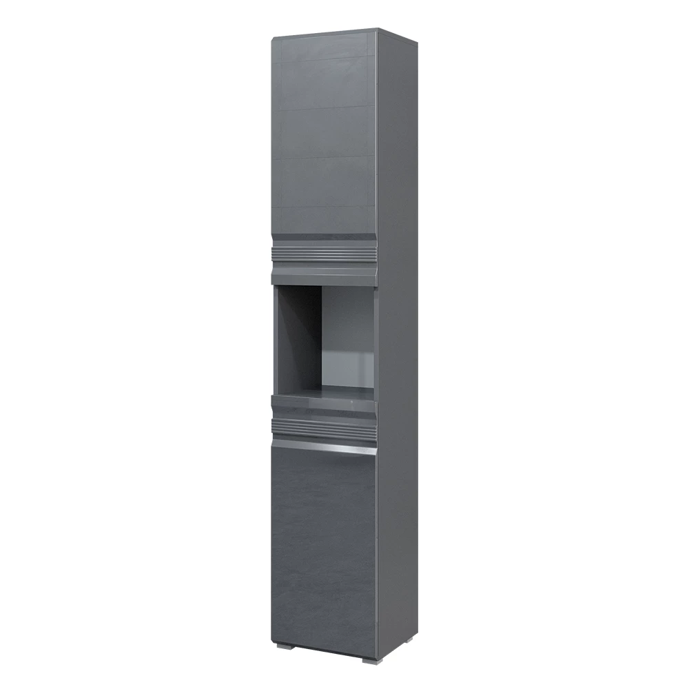 Vicco Bathroom cabinet Anthracite 36.4 x 190.5 cm, Freddy