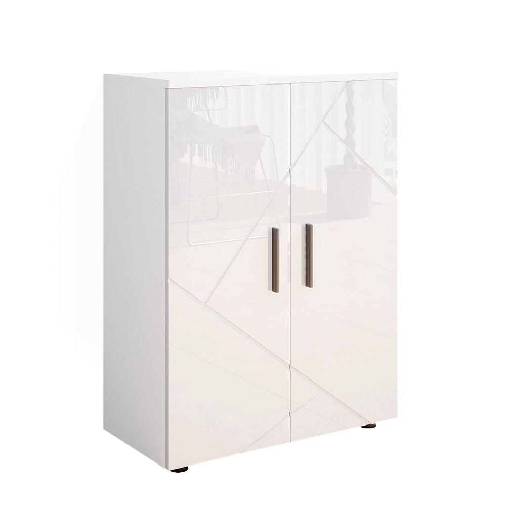 Vicco Midi cabinet White High Gloss 60 x 81 cm, Irma