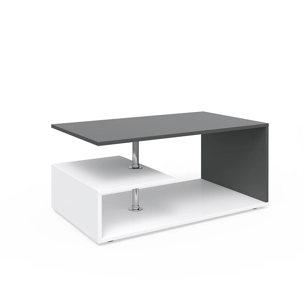 Vicco Coffee table White/Anthracite 91 x 52,6 cm, Guillermo