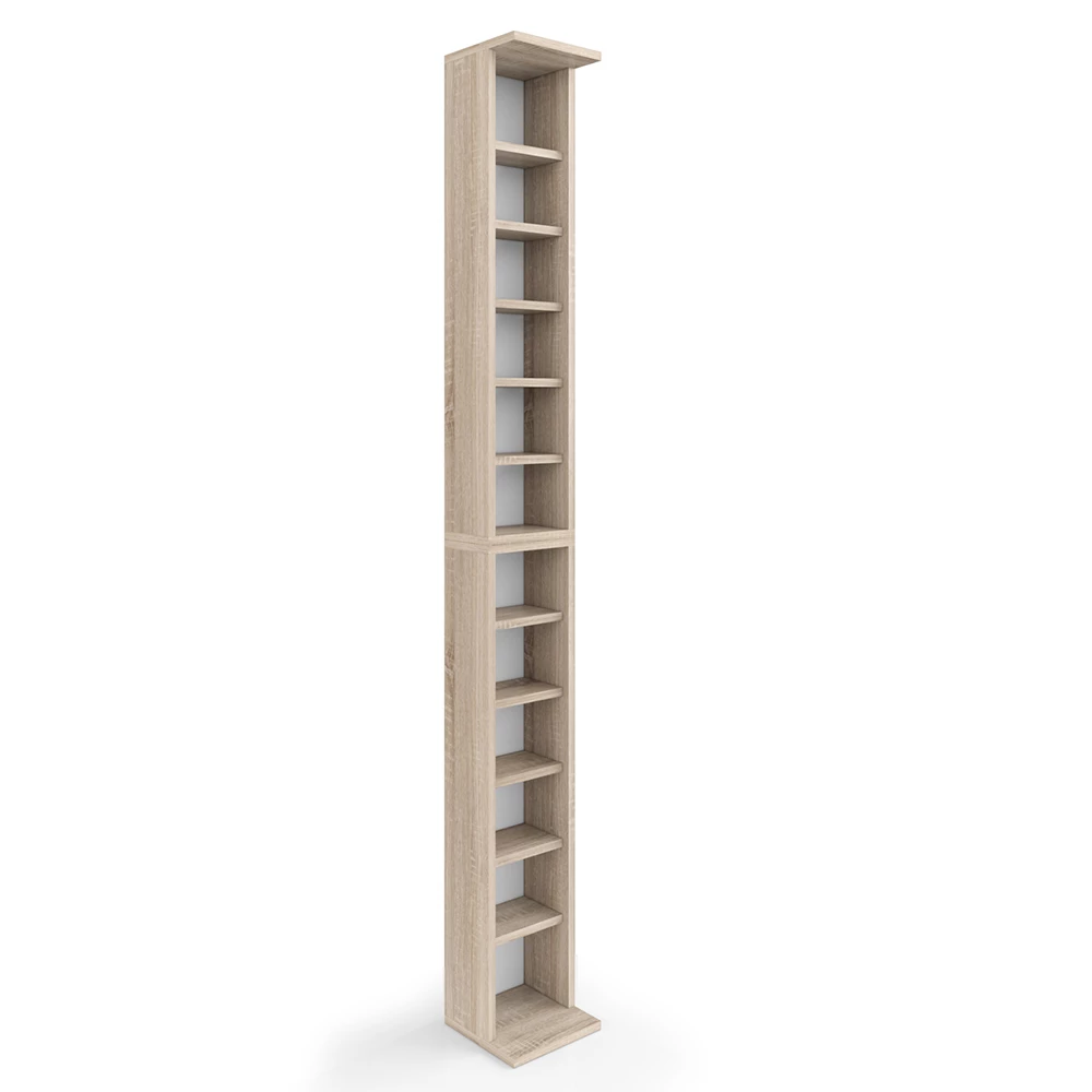 Vicco Cd shelf Sonoma 21 x 183.6 cm Tall