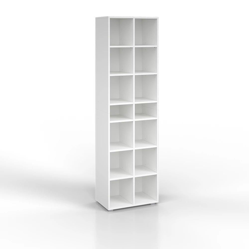 Vicco Shoe cabinet White 54.2 x 183.3 cm 22 compartments, Paris