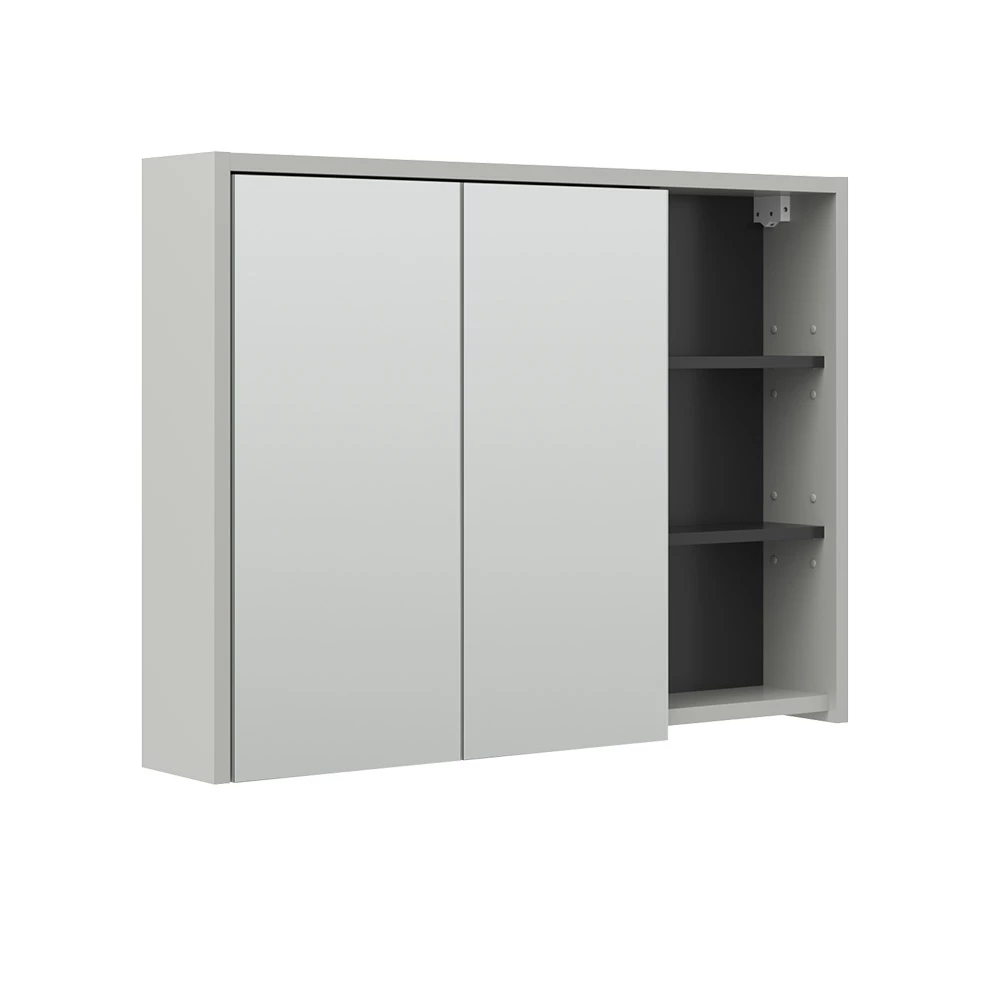 Vicco Bathroom mirror cabinet Anthracite 100 x 75 cm, Viola