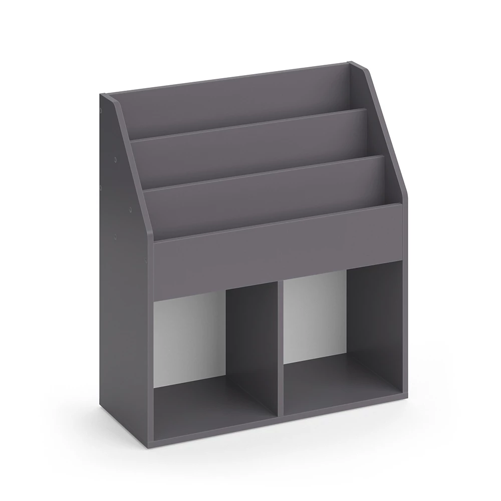 Vicco Bookshelf Grey 72 x 79 cm, Luigi