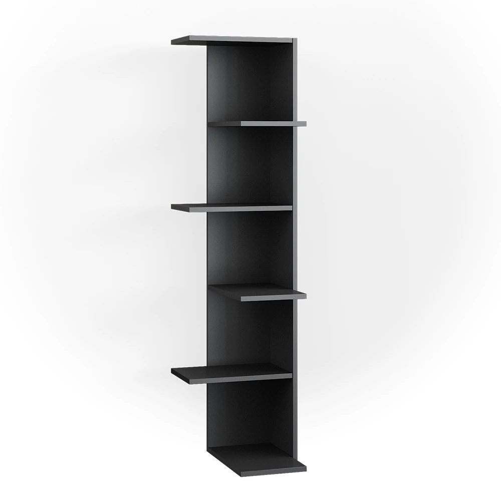 Vicco Corner shelf Anthracite 37 x 140.1 cm, Tera