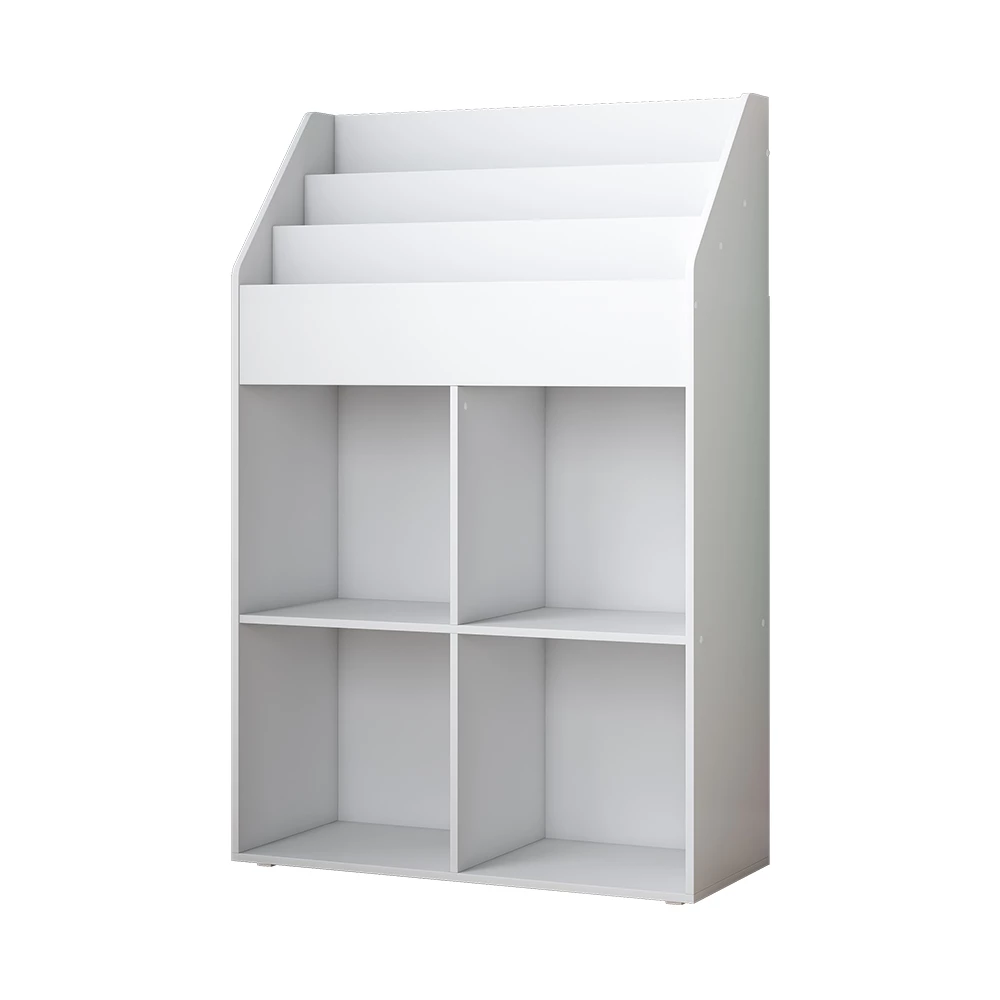 Vicco Kids’ shelf White 72 x 111 cm with 4 shelves for folding boxes, Conny