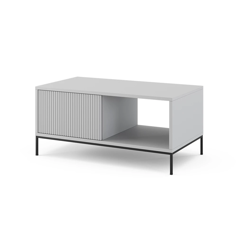 Vicco Coffee table Grey 90 x 50 cm, Eliza