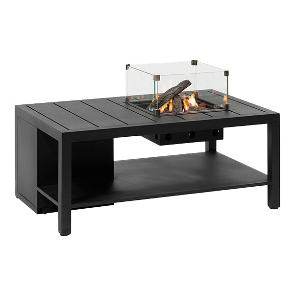 Pacific Lifestyle Cosiflow 120 Rectangular Anthracite Fire Pit Table