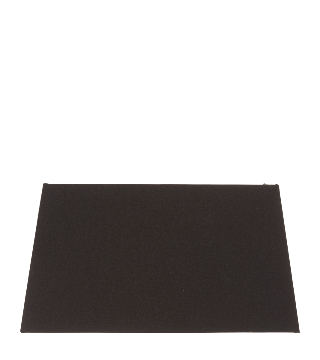 36cm Half Rectangular Card Lampshade – Black/Gold