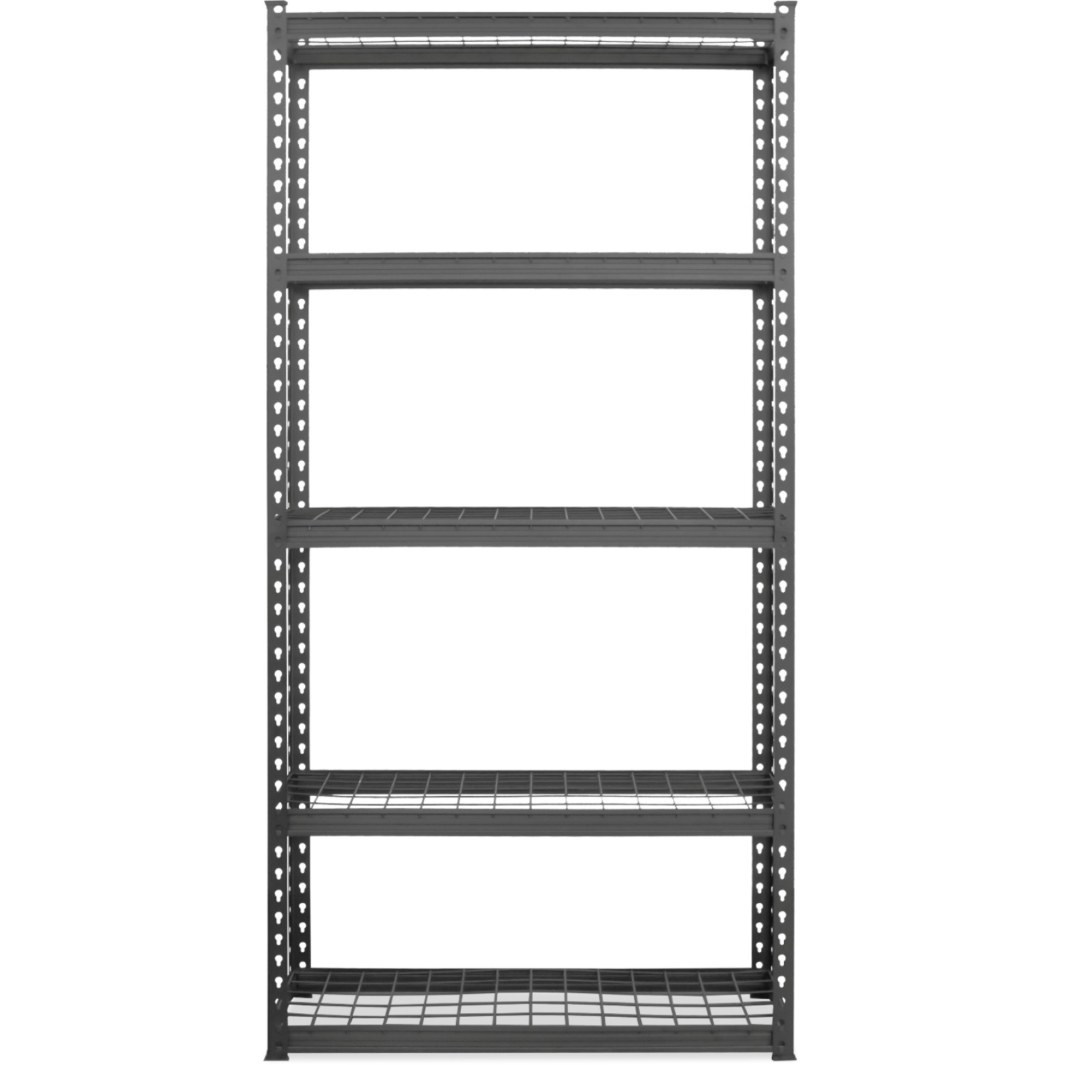 Commercial Boltless Wire Shelving Unit 5 Tier 120kg 900x300x1830mm Black | Adexa 5TMWS903018