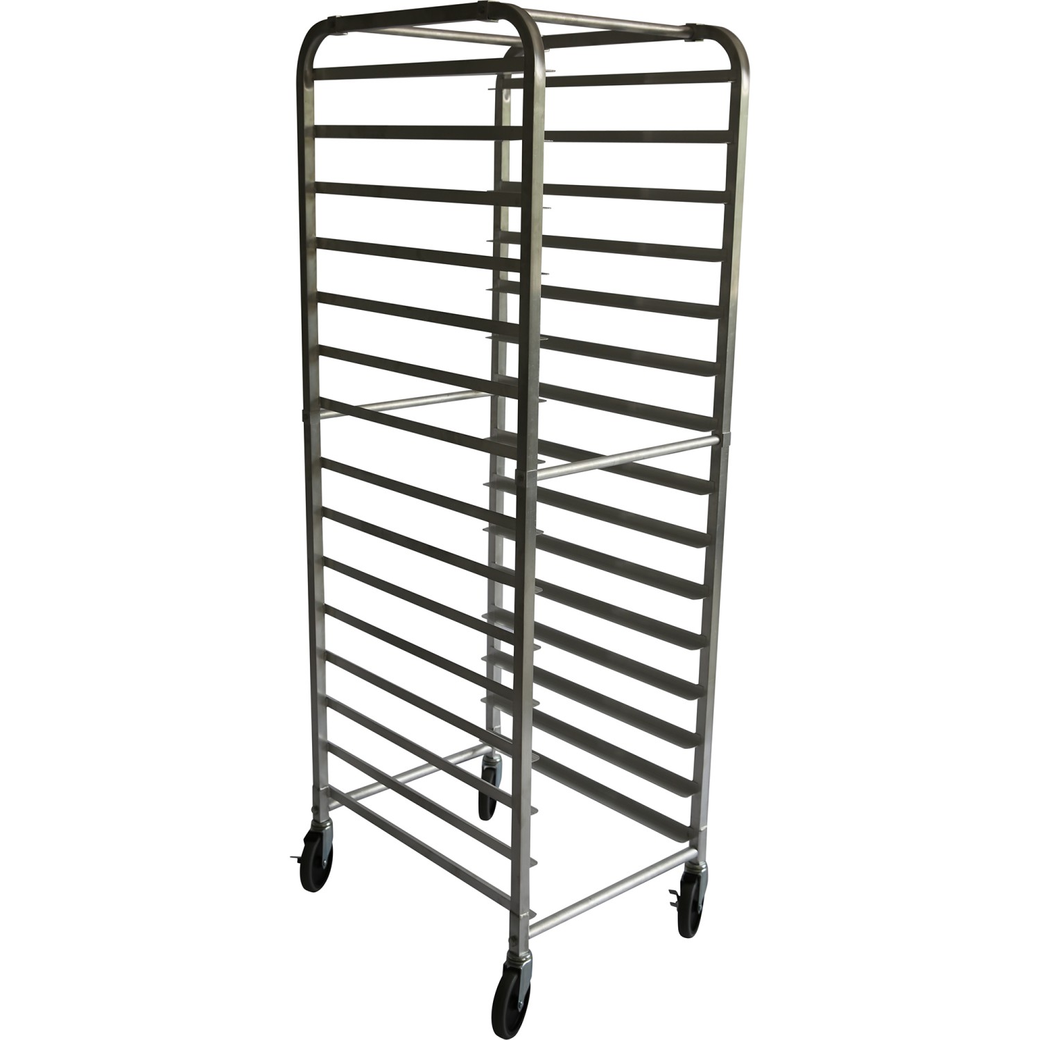 Rack/Tray/Pan Trolley Aluminium for 660x460mm sheet pan 15 tier | Adexa ALRK15