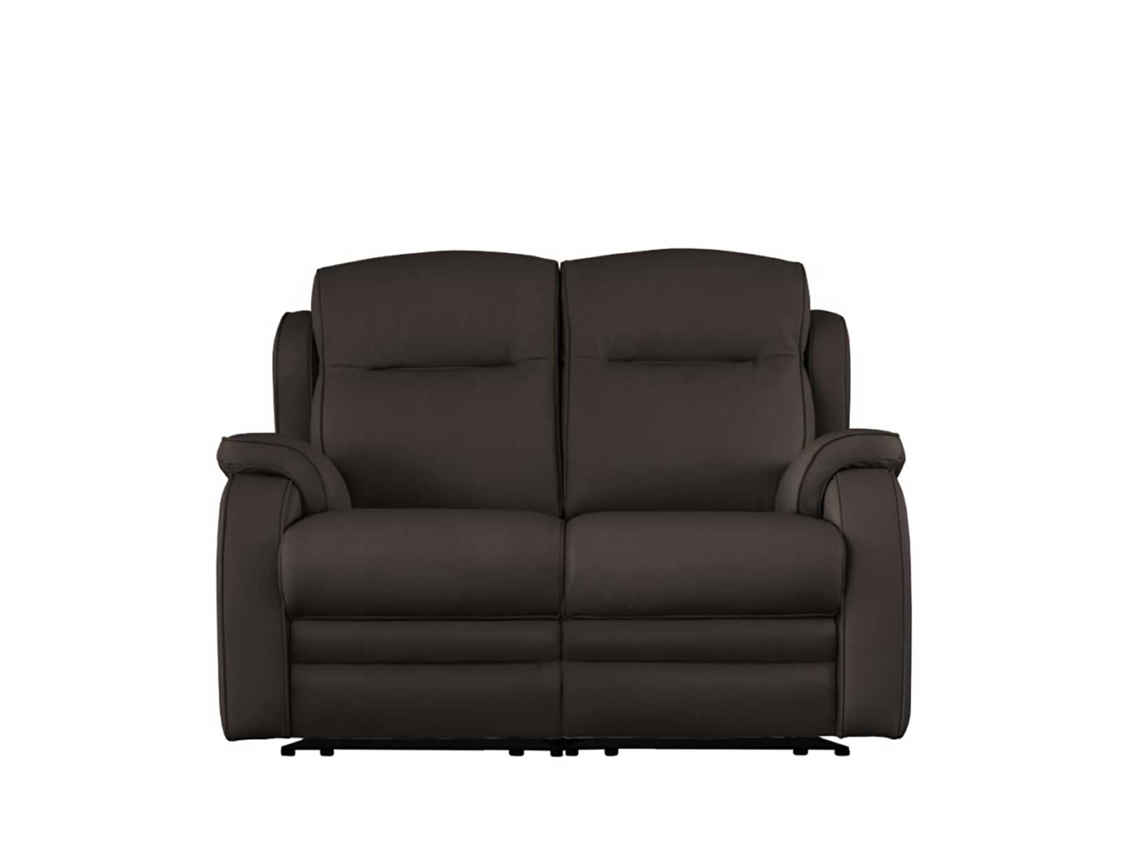 boston leather 2 seater manual recliner sofa