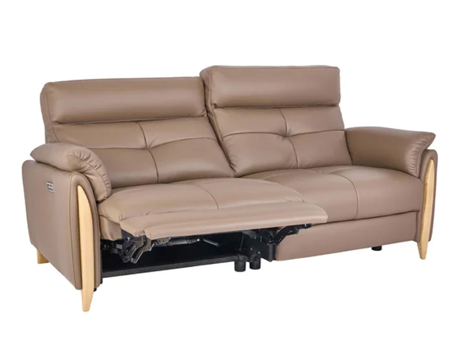 mondello leather large power sofa