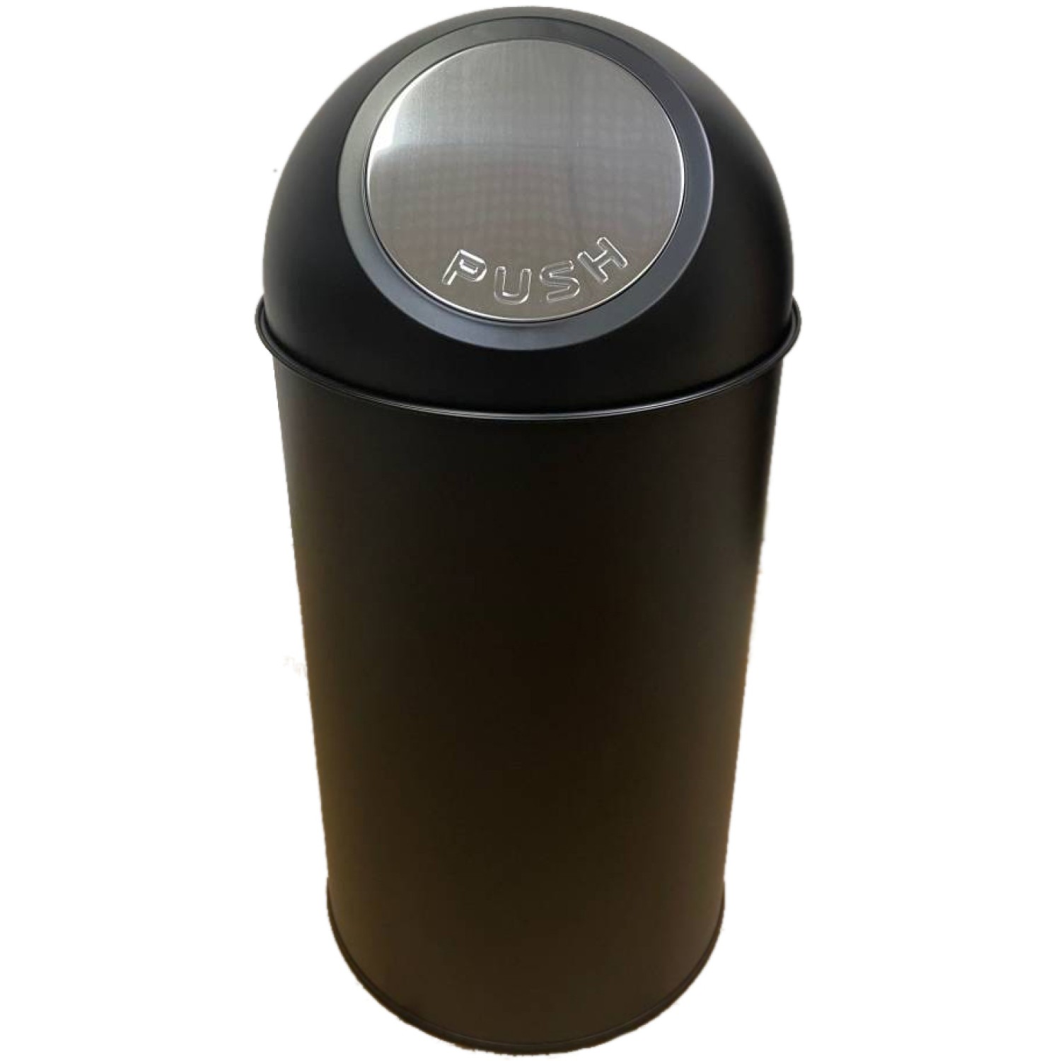 Commercial Push-Top Waste Bin 50 Litres Black | Adexa JY931050L