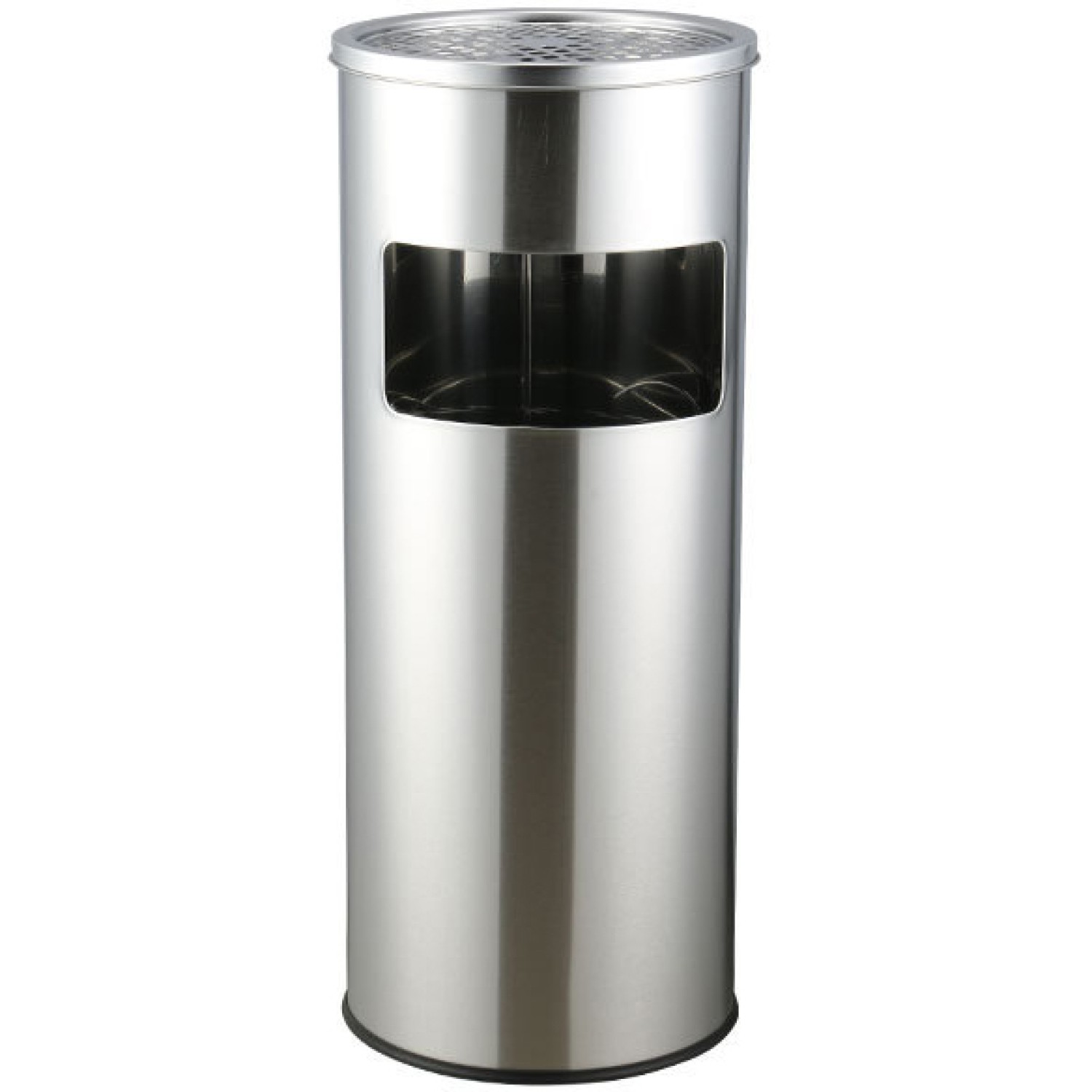 Commercial Ashtray Waste Bin 17 Litres Satin | Adexa JYAB901SATIN