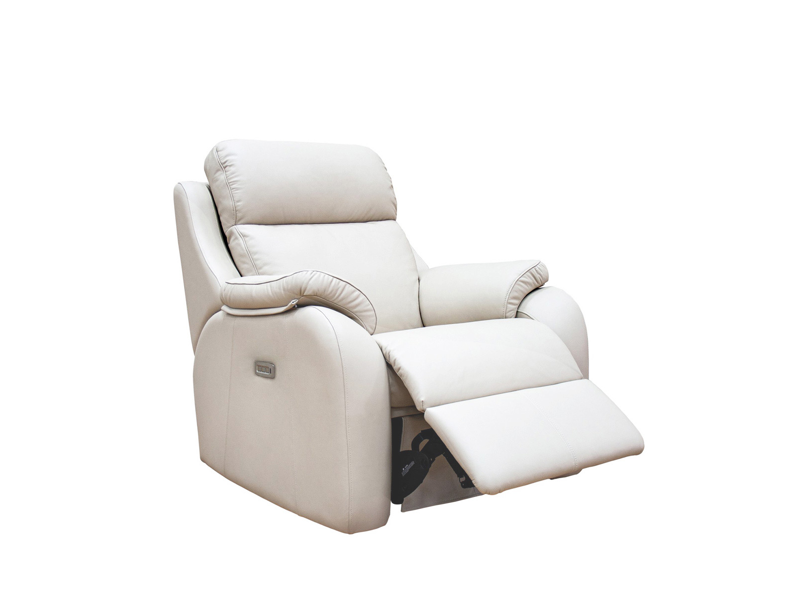 kingsbury leather power recliner chair with usb