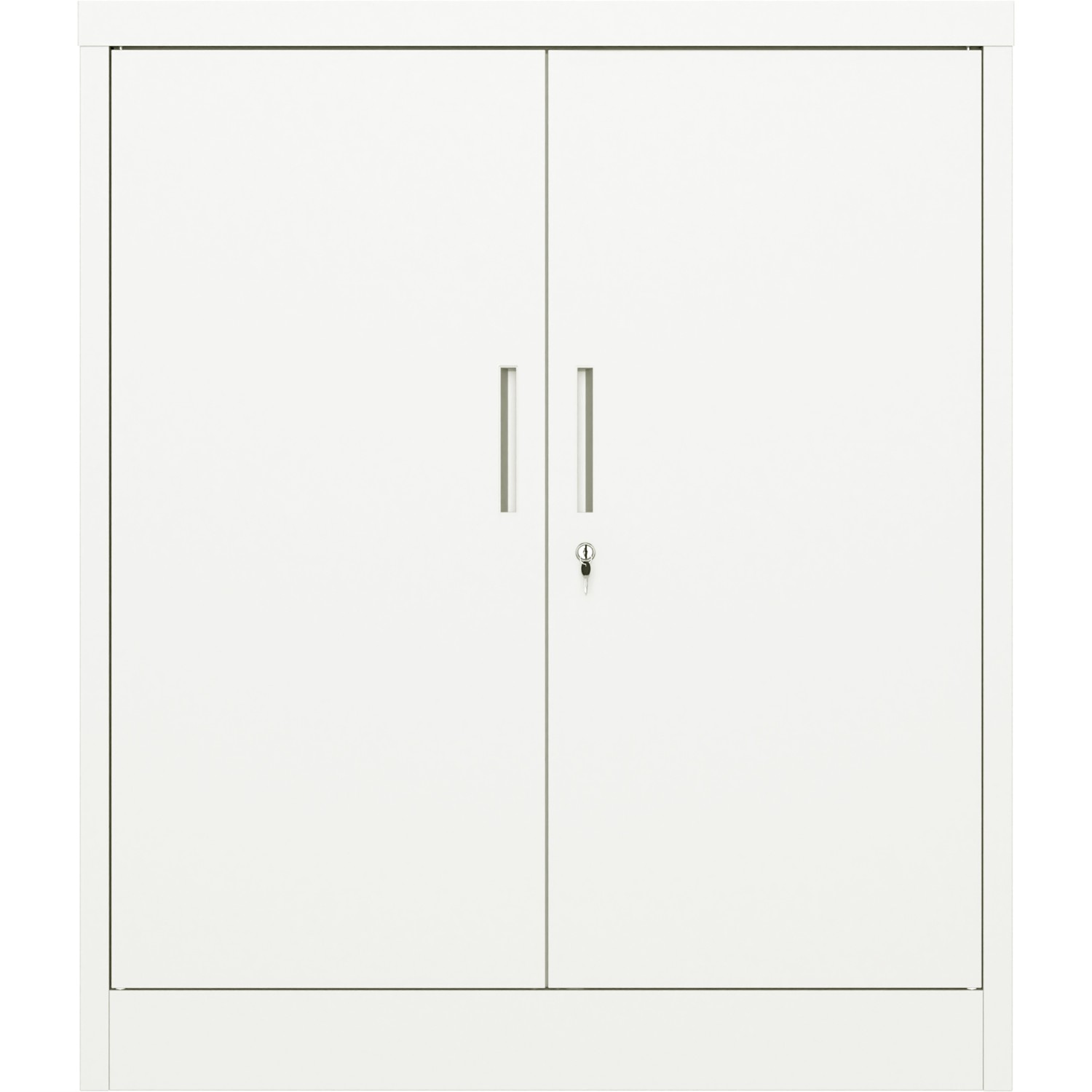 Professional Metal Storage Cabinet 2 doors 900x400x1200mm Lock 3 adjustable shelves White | Adexa MXFC13WHITE