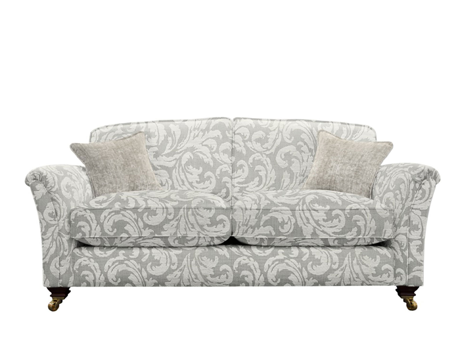 devonshire fabric large 2 seater sofa – formal back