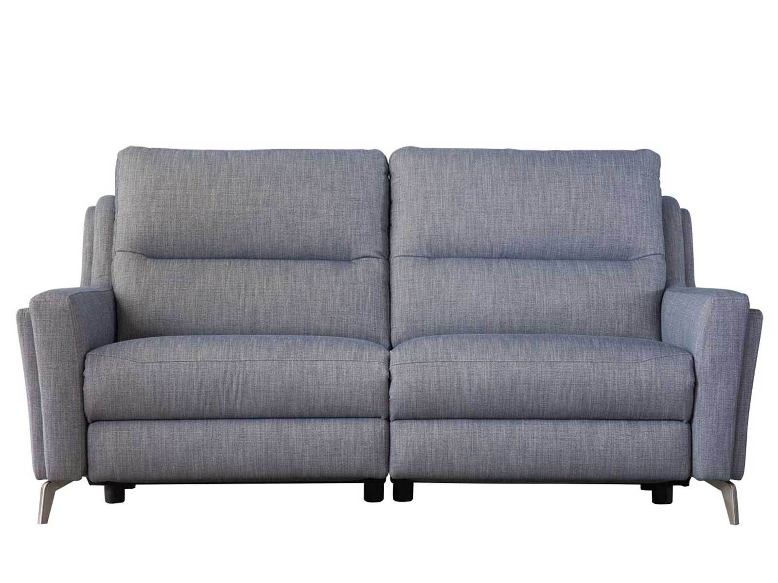 portland fabric large 2 seater power recliner sofa