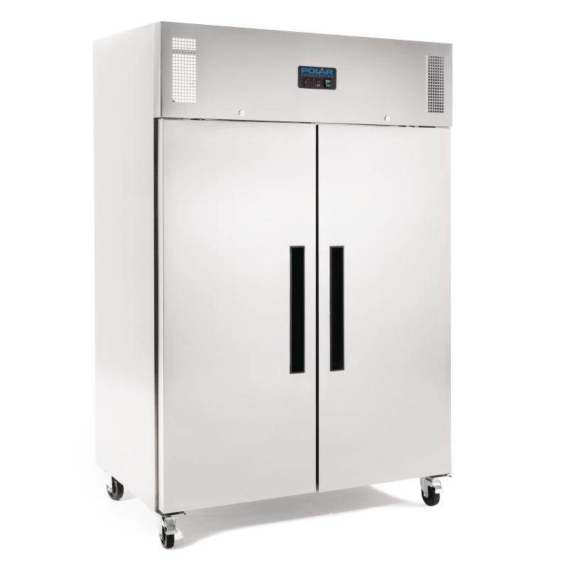 Polar Double Door Fridge Stainless Steel 1200Ltr – G594