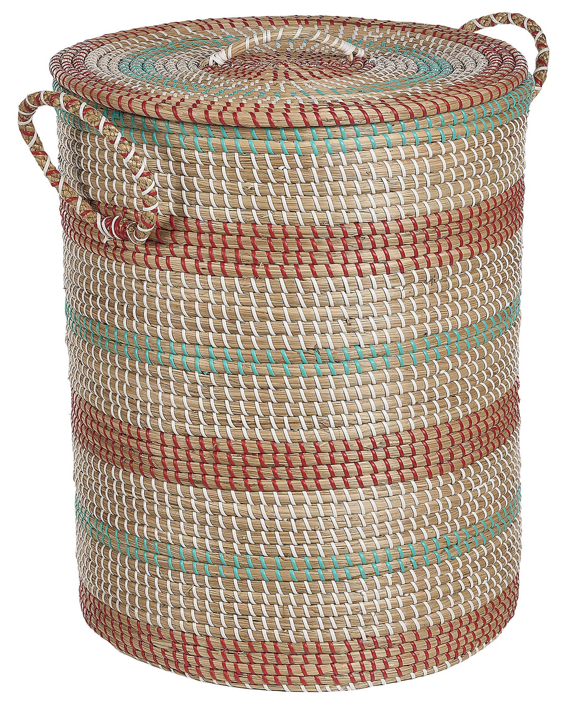 Seagrass Basket with Lid Light Sadec