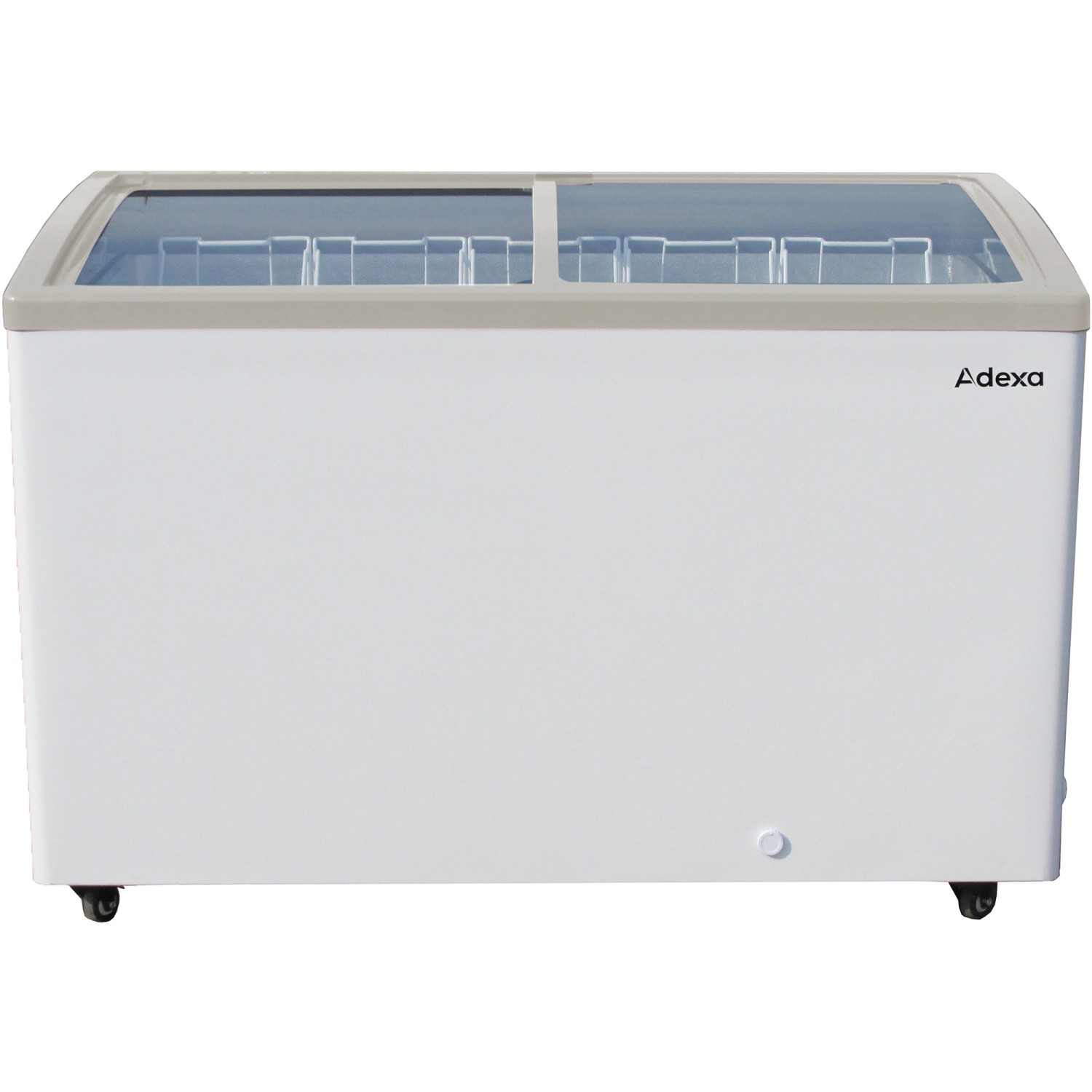 Commercial Display Chest freezer Curved Sliding glass lid 359 litres | Adexa SD451S