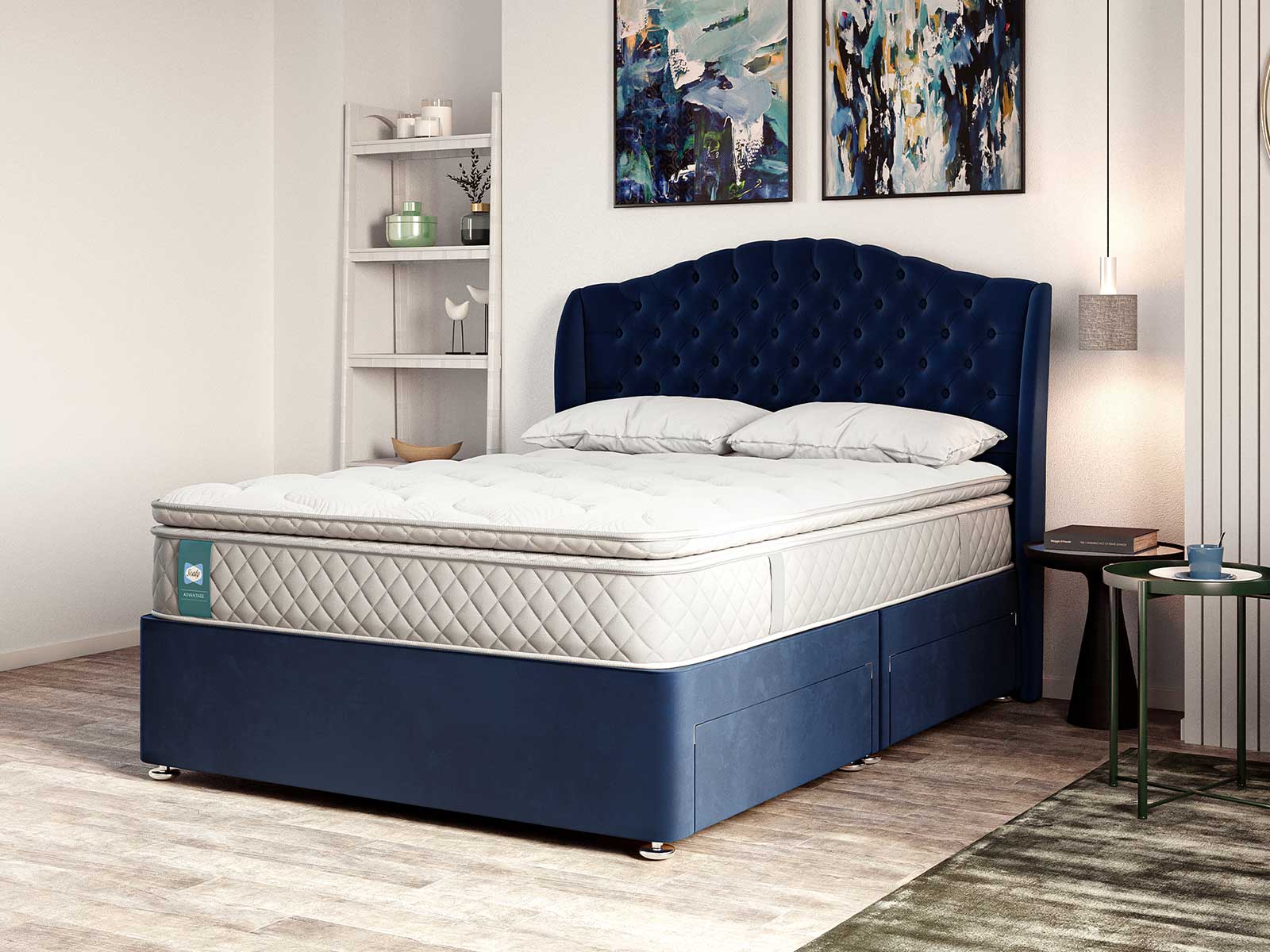 addison double divan set