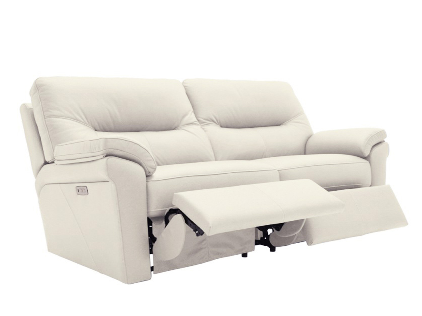 seattle leather 3 seater power recliner sofa