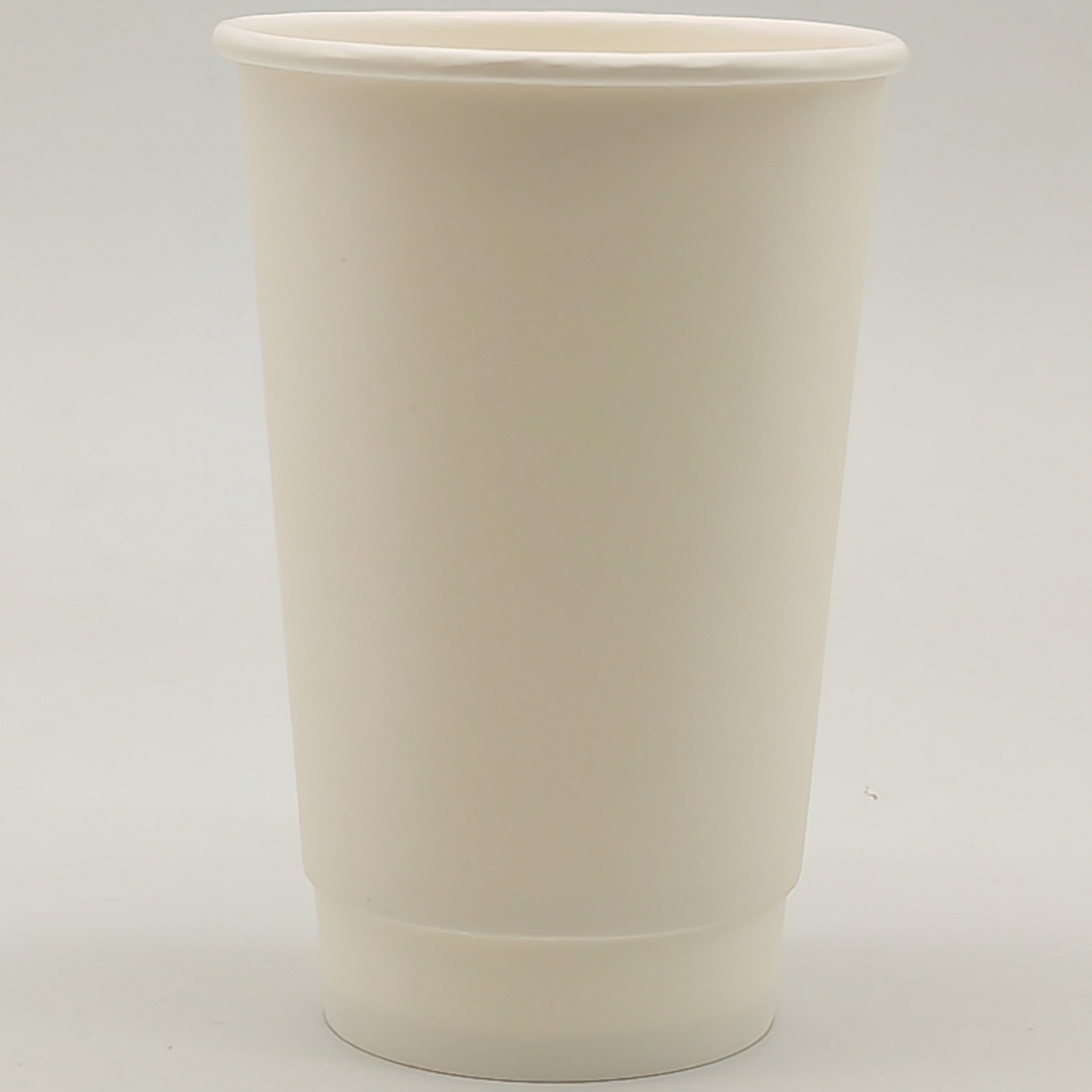 500pcs Compostable Coffee Cups Double wall 16oz/473ml White | Adexa WHDW16OZ