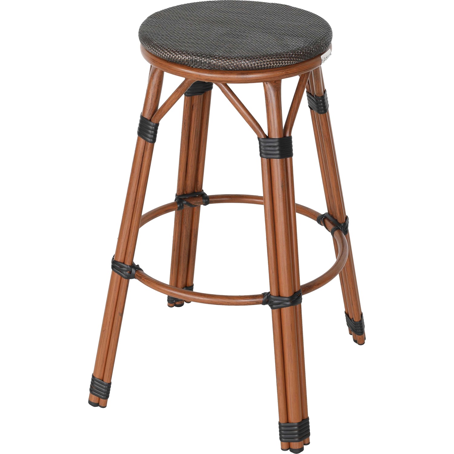 Bistro Teslin Bar Stool Aluminium Wood | Adexa  ZF3001CWOOD