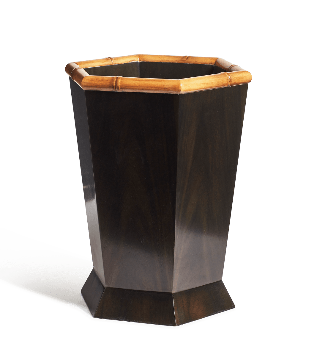 Adam Lippes X OKA Avery Wastepaper Bin – Black/Natural