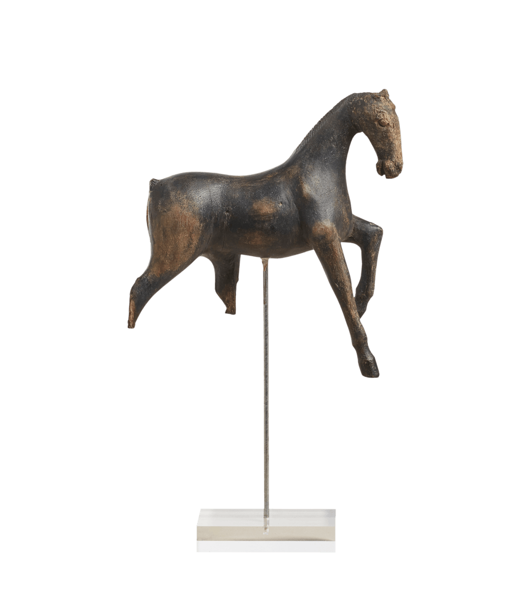 Alastor Horse On Stand – Antique Black