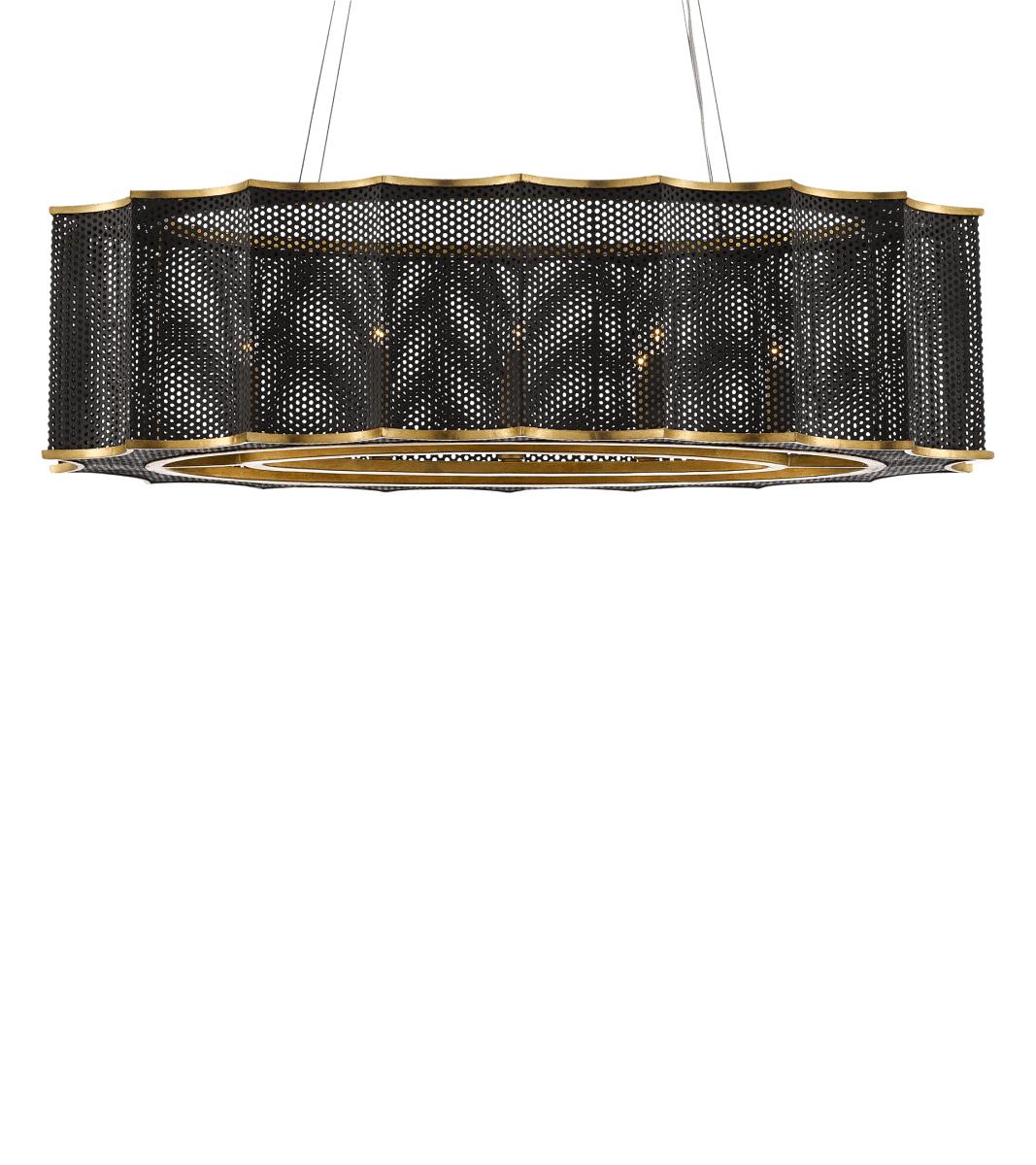 Aurinko Chandelier – Black Molé