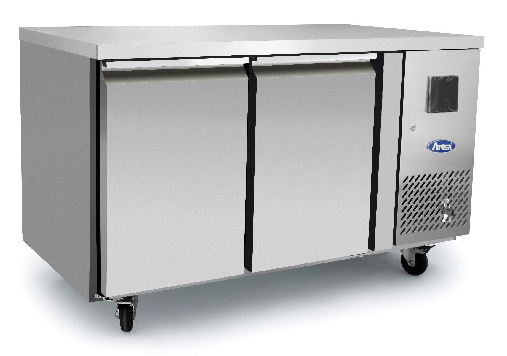 Atosa Stainless Steel Two Door Work Bench Counter Chiller – EPF3422HD