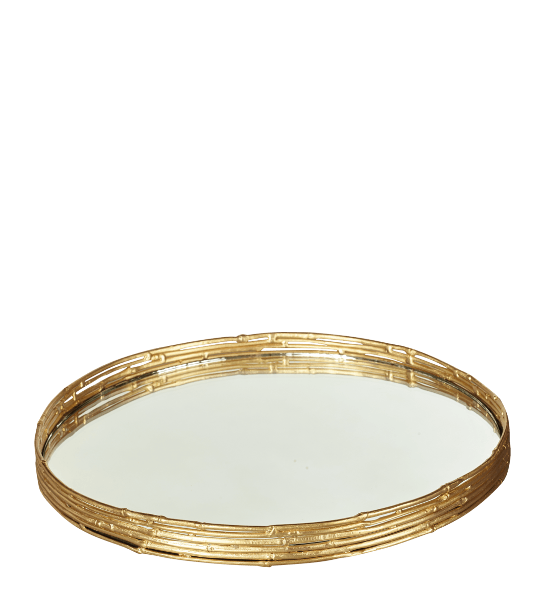 Bamboo Tray – Brass