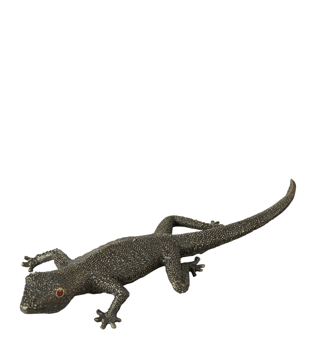 Beady Eyed Gecko Bottle Opener – Antique Bronze