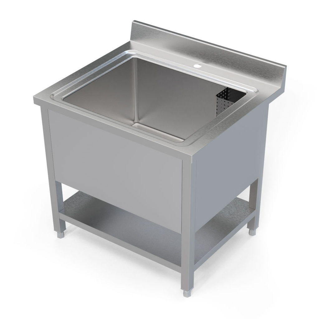 Empire Stainless Steel Single Pot Wash Catering Sink – PW-800-CB-1