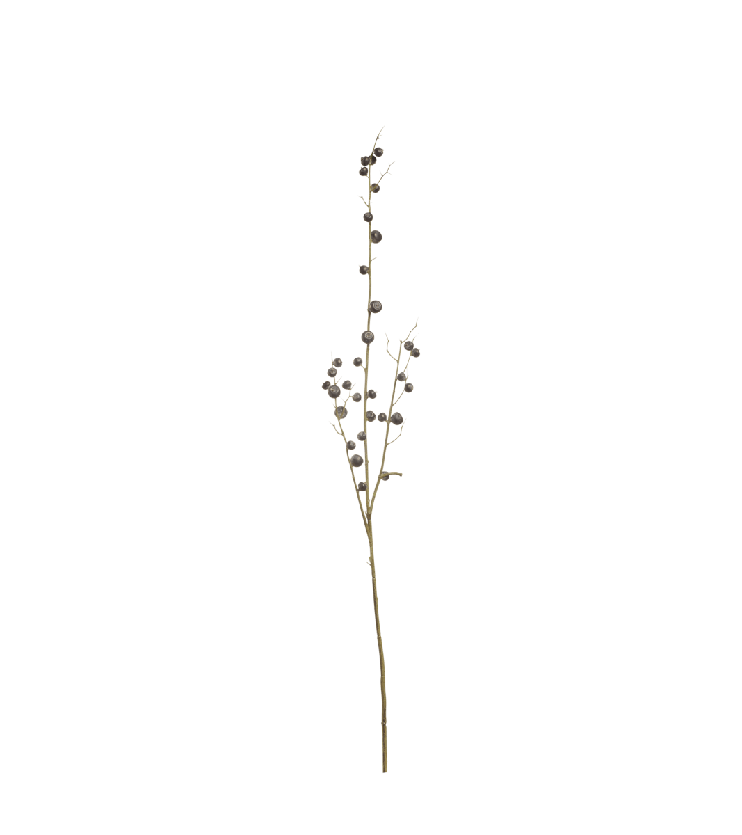 Faux Hawthorn Berry Stem – Dark Blue