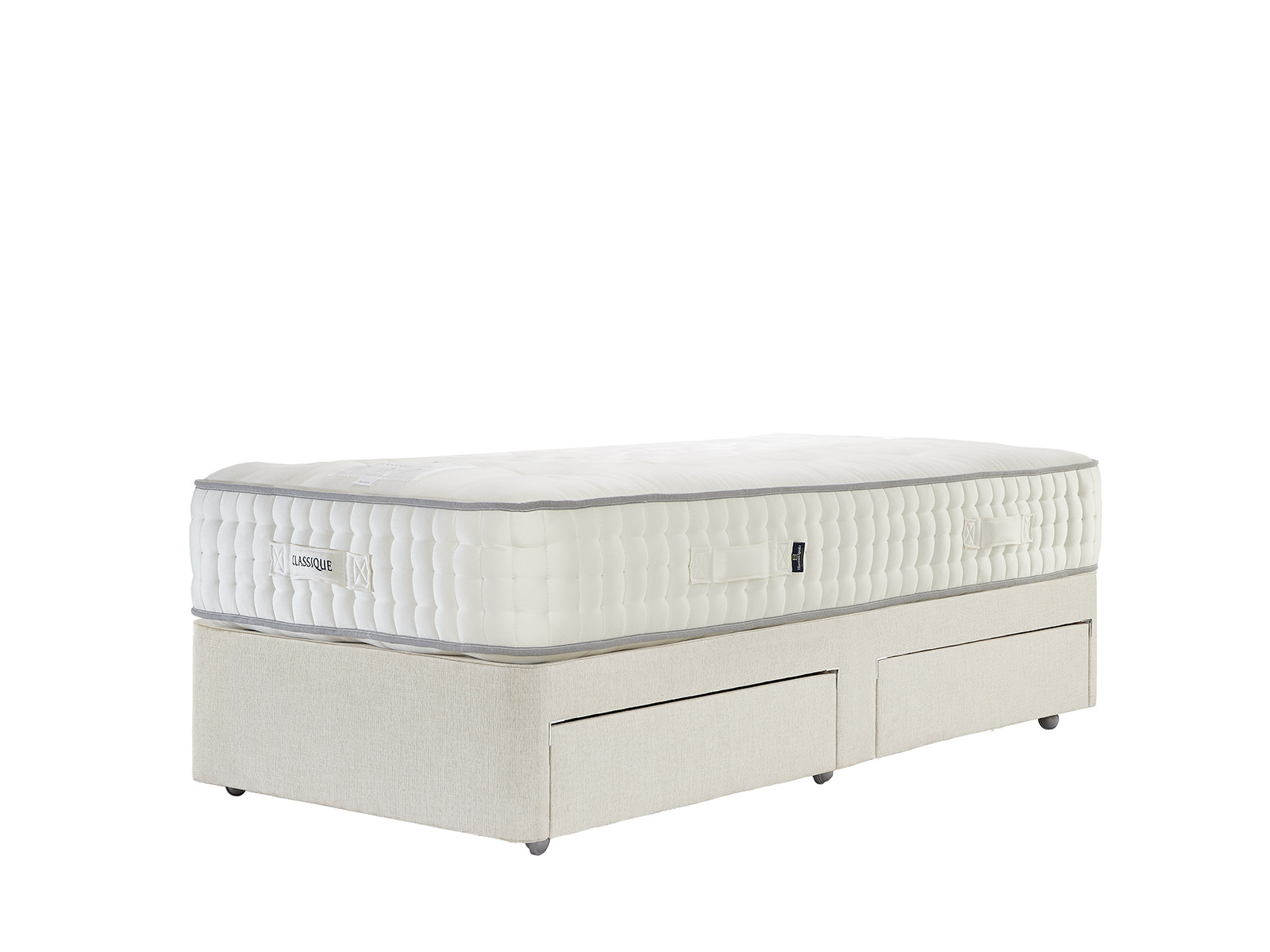 classique 16750 single 2 drawer divan set