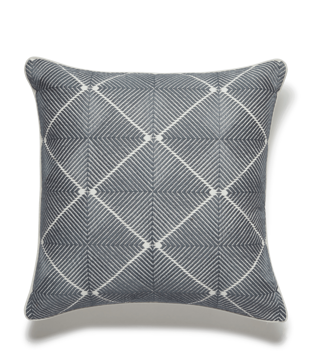 Hirkani Diamond Cushion Cover – Blue Grey