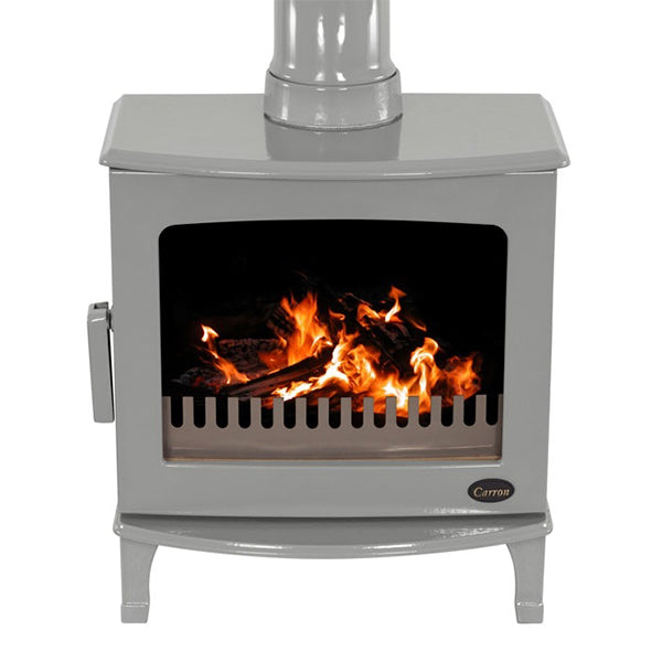 Carron 5kW ECO Multi Fuel / Wood Burning Stove – Ash Grey Enamel