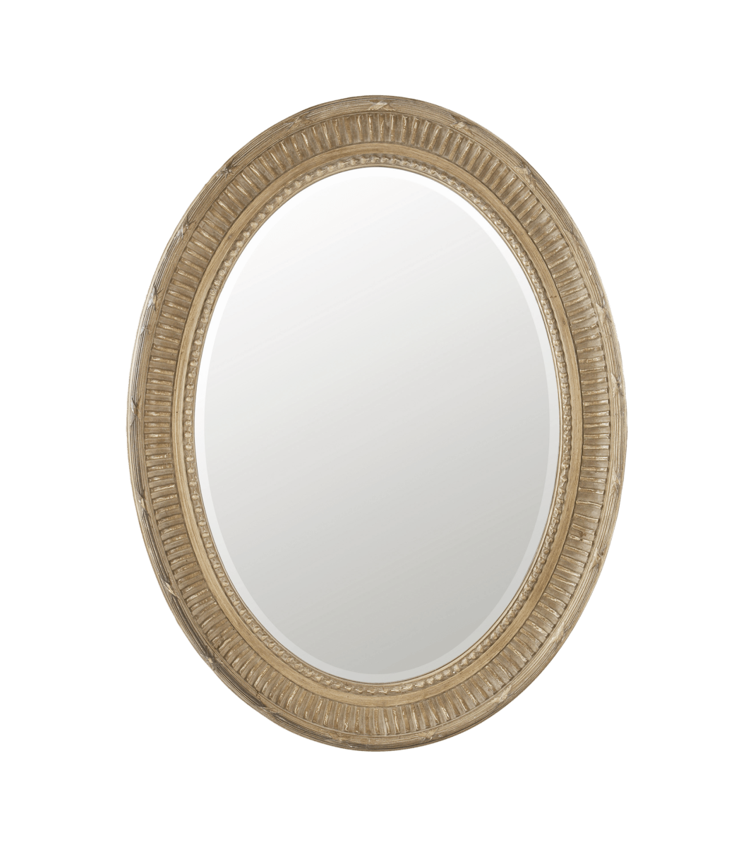 Large Killarney Oval Wall Mirror – Taupe