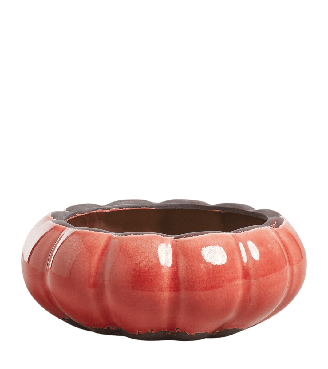 Kolokythi Wide Decorative Bowl – Coral