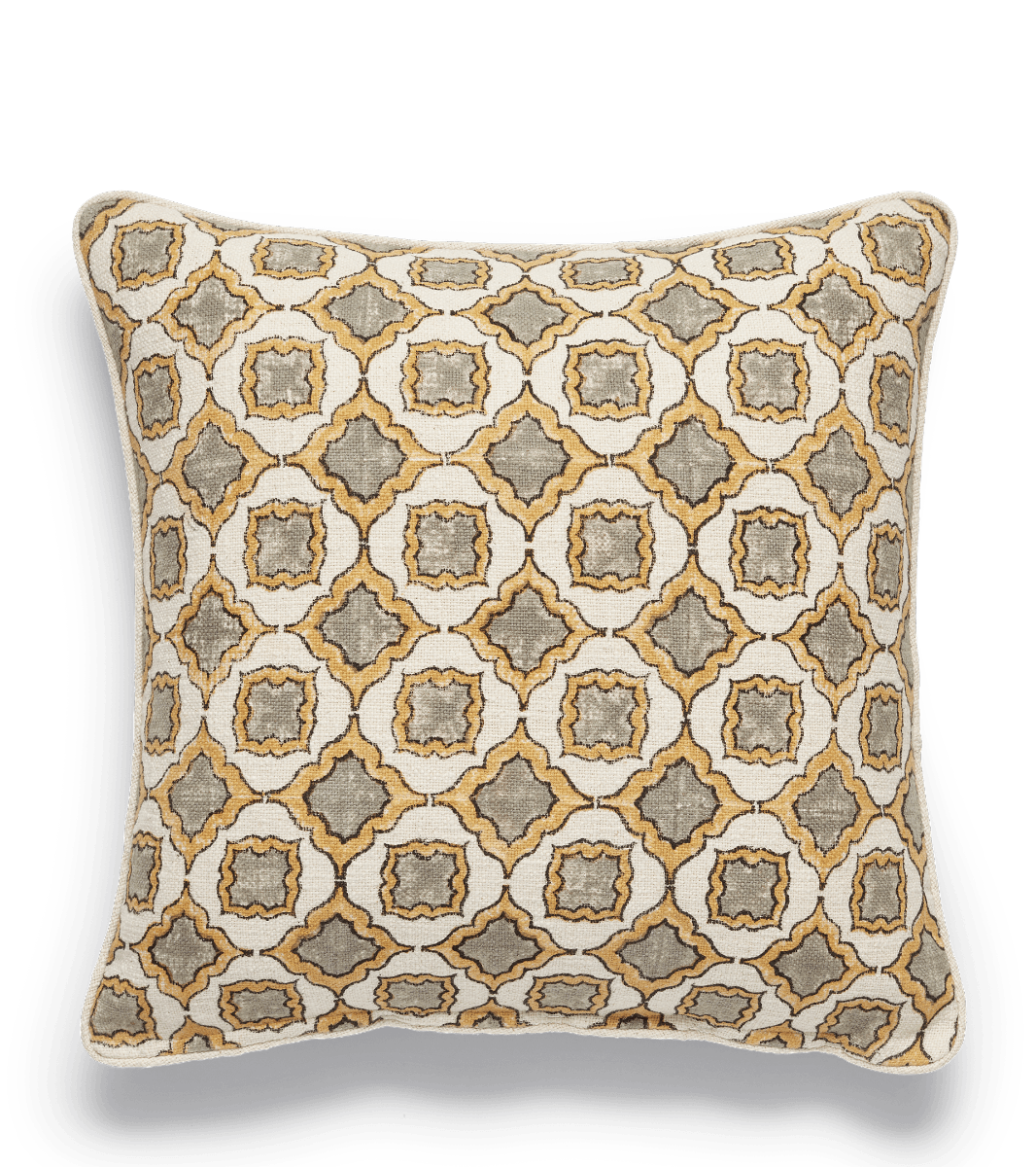 Krishna Cushion Cover – Mustard/Sage